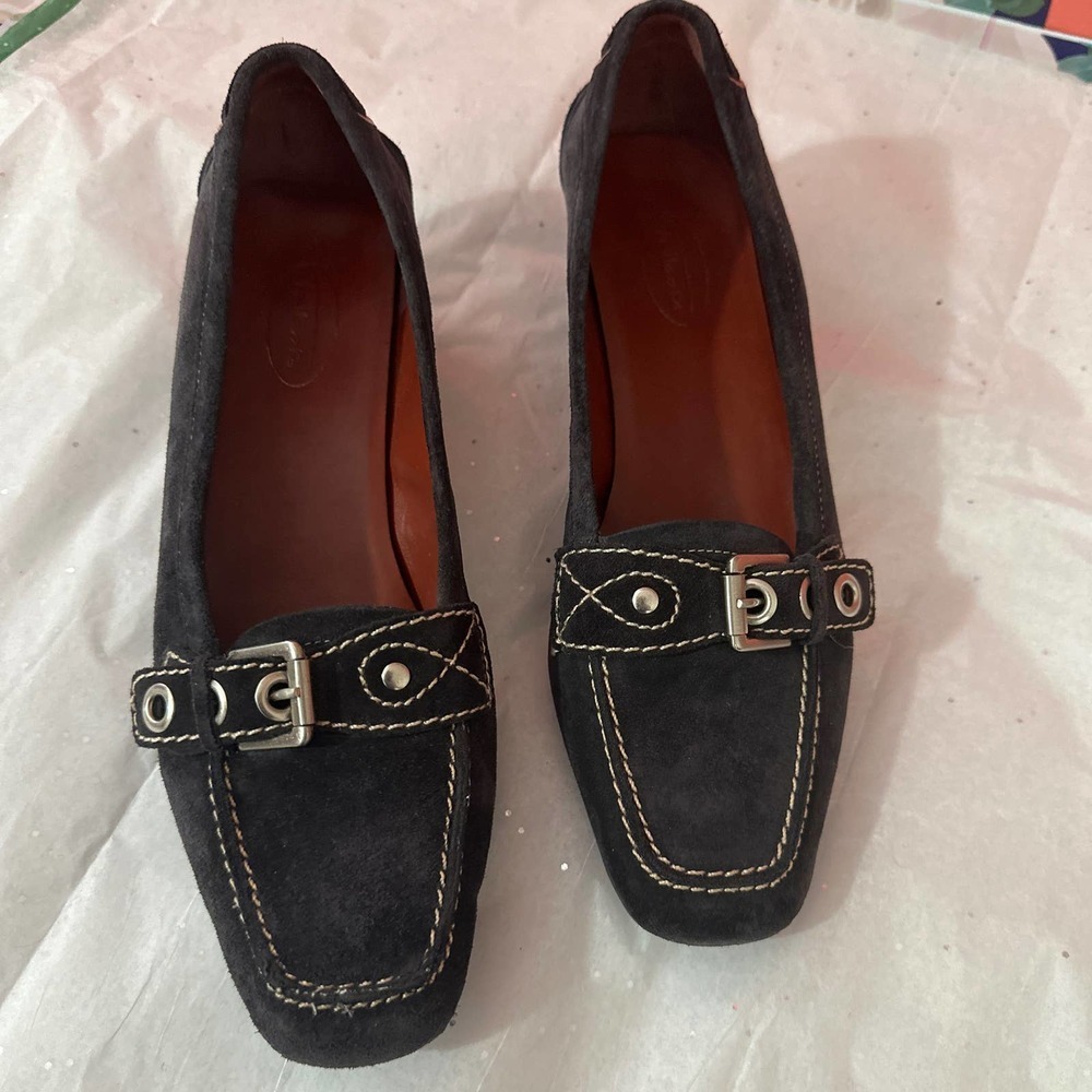 TALBOTS suede loafers